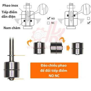 Phao điện inox – Phao đôi – Phao đơn
