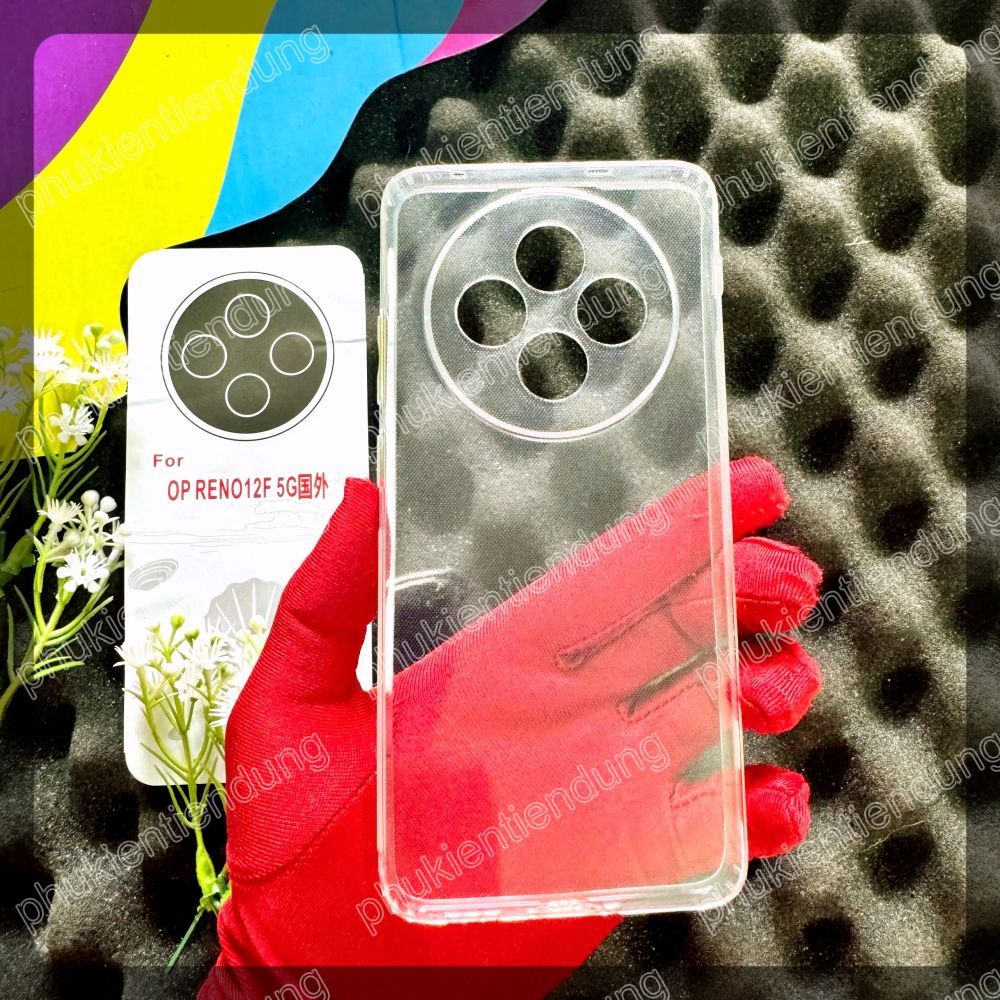 Ốp Lưng OPPO RENO 12F 5G / RENO 12F 4G Nhựa Dẻo Trong Sò Cao Cấp Viền Chống Trơn