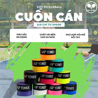 Cuốn Cán Vợt Pickleball Cao Cấp, Có Thể Cuốn Được Vợt Cầu Lông, Tennis, Cần Câu Cá Chống Mồ Hôi Tay
