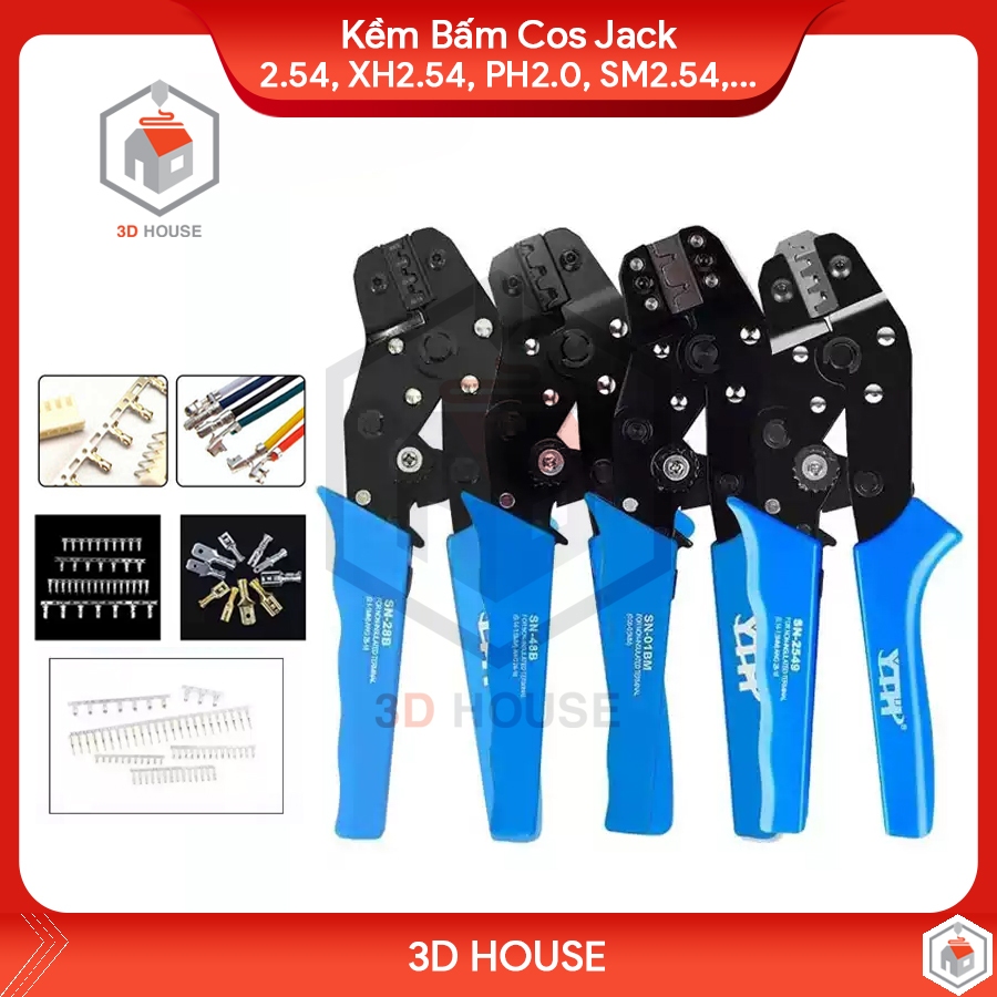 Kềm Bấm Cos SN-01BM SN-28BM SN-2549 SN-58B (Dupont2.54, XH2.54, PH2.0, SM2.54, 5556, 5557, VH3.96 ...)
