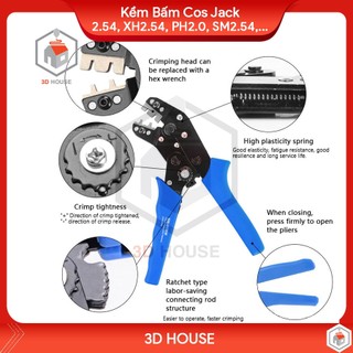 Kềm Bấm Cos SN-01BM SN-28BM SN-2549 SN-58B (Dupont2.54, XH2.54, PH2.0, SM2.54, 5556, 5557, VH3.96 ...)