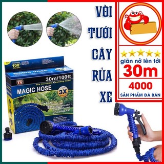 VÒI XỊT NƯỚC THÔNG MINH GIÃN NỞ MAGIC HOSE dùng tưới cây, rửa xe, rửa sân vườn