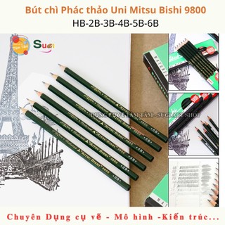 Bút chì phác thảo uni mitsu bishi 9800