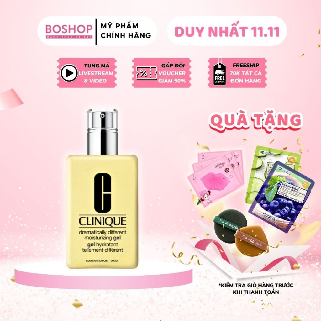 Dưỡng Ẩm Clinique Dramatically Different Moisturizing Gel 125ml