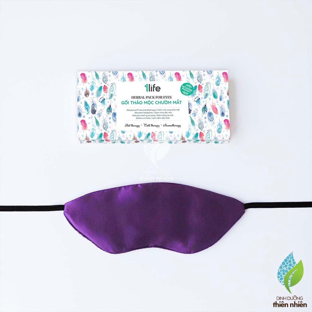Gối Thảo Mộc Chườm Mắt 1Life Herbal Pack For Eyes, 100% Tự Nhiên