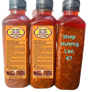 Xốt ướp làm thịt heo khô ,bò khô và gà khô nhà nấu không chất bảo quản chai 330 ml