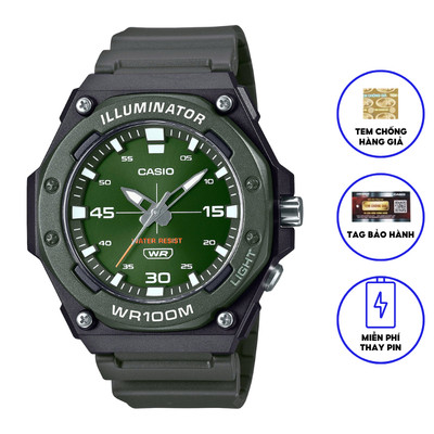 Đồng Hồ Casio Nam Dây Nhựa Trẻ trung MW-620H-3A Chính Hãng