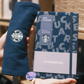   Màu đậm  STARBUCKS TAIWAN BỘ SỔ TAY PLANNER 2025 KÈM TÚI TOTE DENIM 