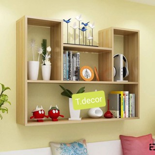 Giá sách treo tường chữ U,kệ decor trang trí treo tường chữ U bằng gỗ MDF nhiều màu sắc