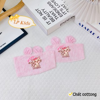 Combo 2 Che Thóp Cho Bé Sơ Sinh Cotton Tai Thỏ Họa Tiết Đáng Yêu