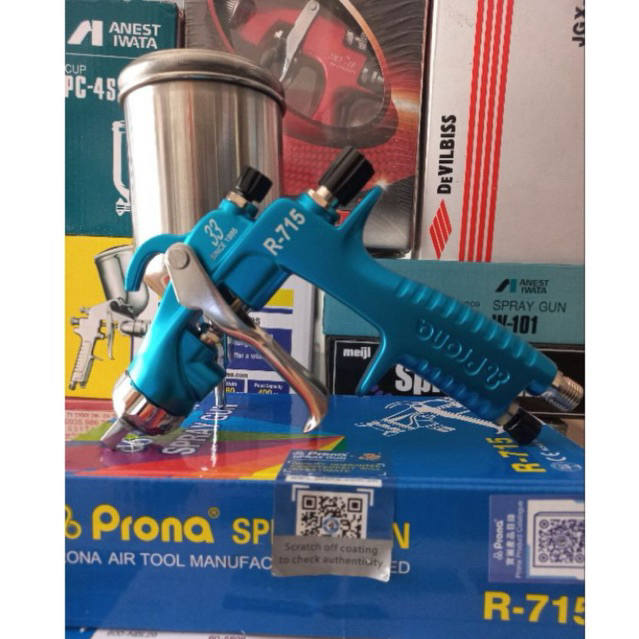 Súng Phun Sơn Prona R715 (1.3) Áp Lực 3.0 MPa