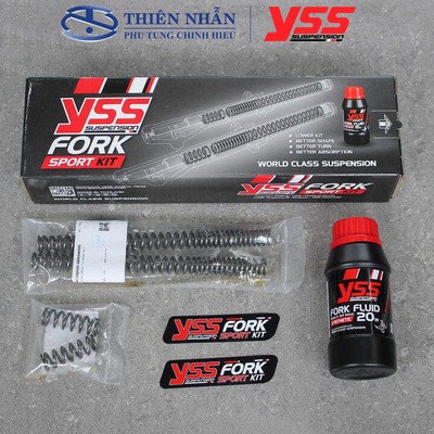 Bộ nâng cấp phuộc trước YSS xe Exciter, Sirius, Jupiter, Freego, Grande Y-SO-KIT-04-004 (Fork Sport Kit)