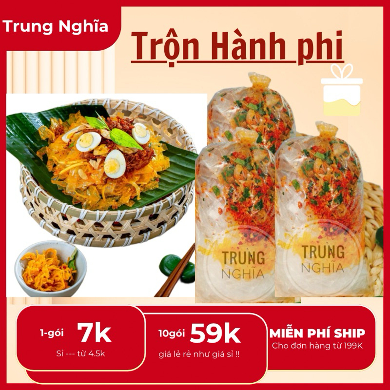[1b] Bánh Tráng Trộn Hành Phi Siêu Ngon