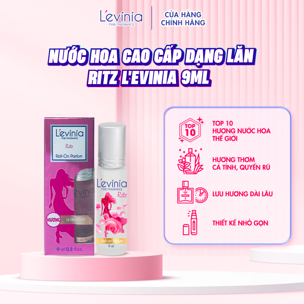 Nước Hoa Cao Cấp Dạng Lăn RITZ L'evinia 9ml