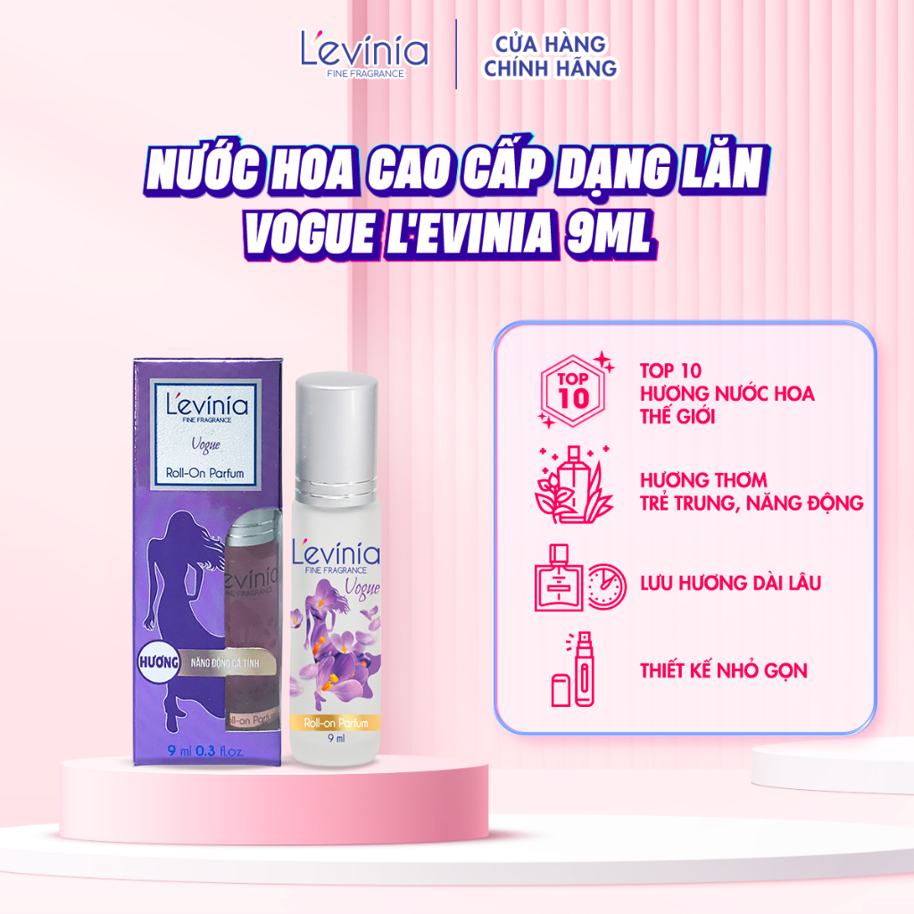 Nước Hoa Cao Cấp Dạng Lăn VOGUE L'evinia 9ml