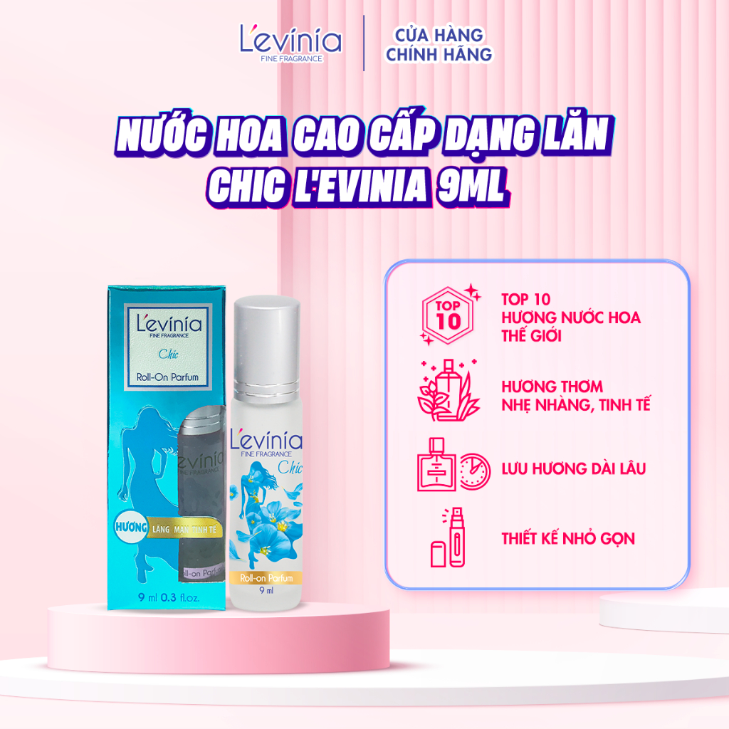 Nước Hoa Cao Cấp Dạng Lăn CHIC L'evinia 9ml