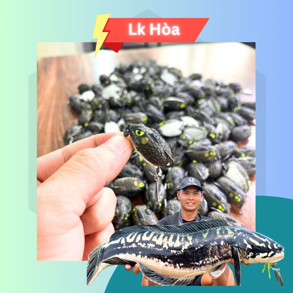 [LK HOÀ] MỒI CÂU LURE CÓC LK, MỒI HƠI CHUYÊN LURE Bắt Cá Đi Câu Fishing Câu Cá