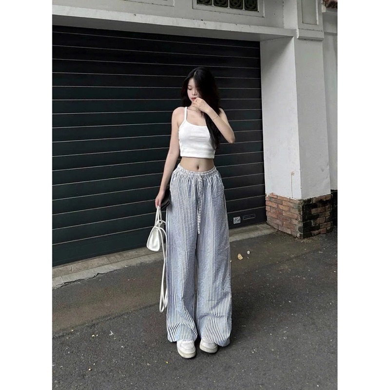 QUẦN DÀI KẺ SỌC ỐNG RỘNG STRIPED PANTS QD-05 @empti.club