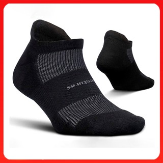 Tất vớ thể thao Feetures chạy bộ cổ ngắn, cổ phễu thể thao nam nữ, hàng dệt kim 83% cotton xuất khẩu Mỹ, 3 size M L XL