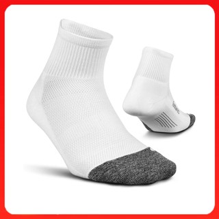 Tất vớ thể thao Feetures cổ ngắn, lửng cho nam nữ, hàng dệt kim xuất khẩu Mỹ 83% cotton cao cấp