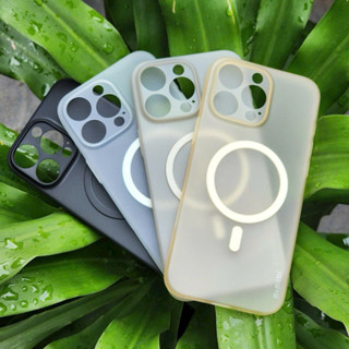 Ốp Memumi Slim Case Magnetic - Nhám Siêu Mỏng 0.33mm Hỗ Trợ Sạc Không Dây Cho iPhone 16 Pro Max/16 Pro bảo vệ camera