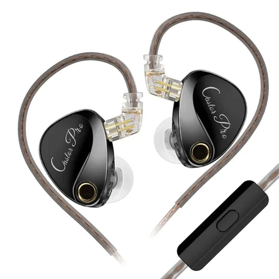 Tai nghe KZ CASTOR / CASTOR PRO, sử dụng 4 driver dynamic, âm tốt, giá rẻ