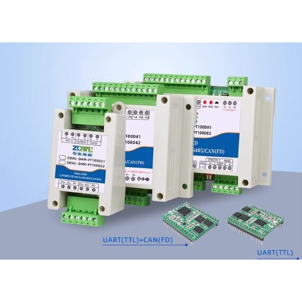 Bộ chuyển đổi tín hiệu PT100 sang RS485 chuẩn Modbus RTU, bộ đọc cảm biến PT100