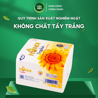 Giấy Khăn Ăn Hà Nội Silk Khổ 320 x 320mm 2 Lớp Mềm Mịn Cao Cấp Đa Năng Tiết Kiệm 100 Tờ