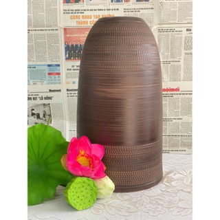 Bình Chuông Béo Size Cao 40CM - Cắm Hoa Đào, Hoa Mai, Cành Lựu, Tuyết Mai, Thanh Liễu, Cỡ Lớn