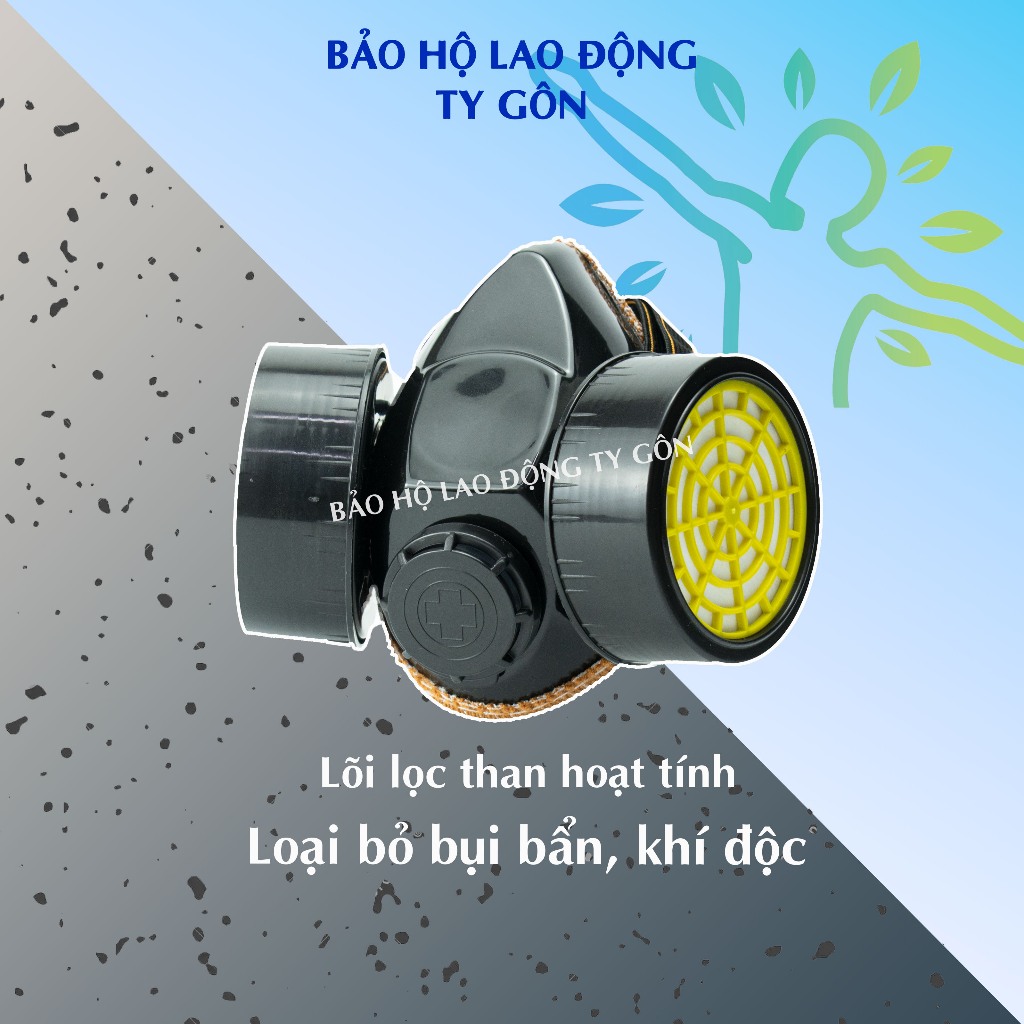 Mặt nạ phòng độc 2 phin lọc