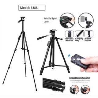 chân máy ảnh tripod 3388 YUNFENG có remote sạc siêu chắc