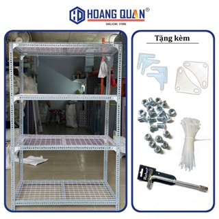  Kệ Sắt V Lỗ 2 3 4 5 Tầng LÓT VỈ LƯỚI Sắt Ô Vuông Dày 3.5ly Trụ Sắt 4x4 Dày 1.5ly Kệ Trồng Cây Lưới Sắt 