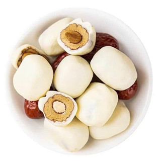 Táo khô kẹp hạnh nhân bọc sữa phô mai siu ngon hộp 300g