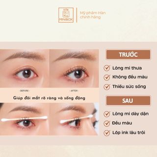 Chuốt Mi 3CE Mascara Waterproof Mega Volume, Long And Curl