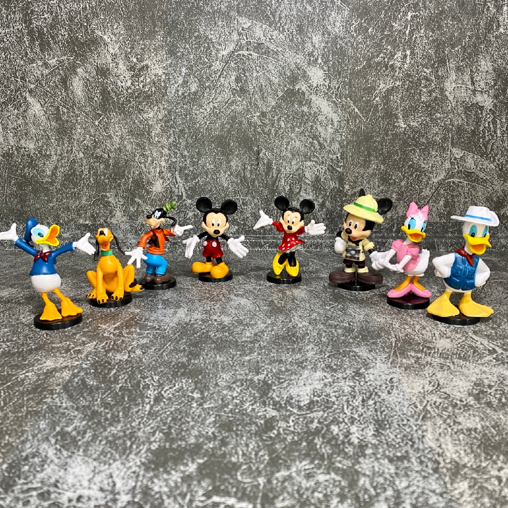 Bộ Mô Hình Disney - Mickey, Pluto, Donald (Full Bộ Vui Nhộn)
