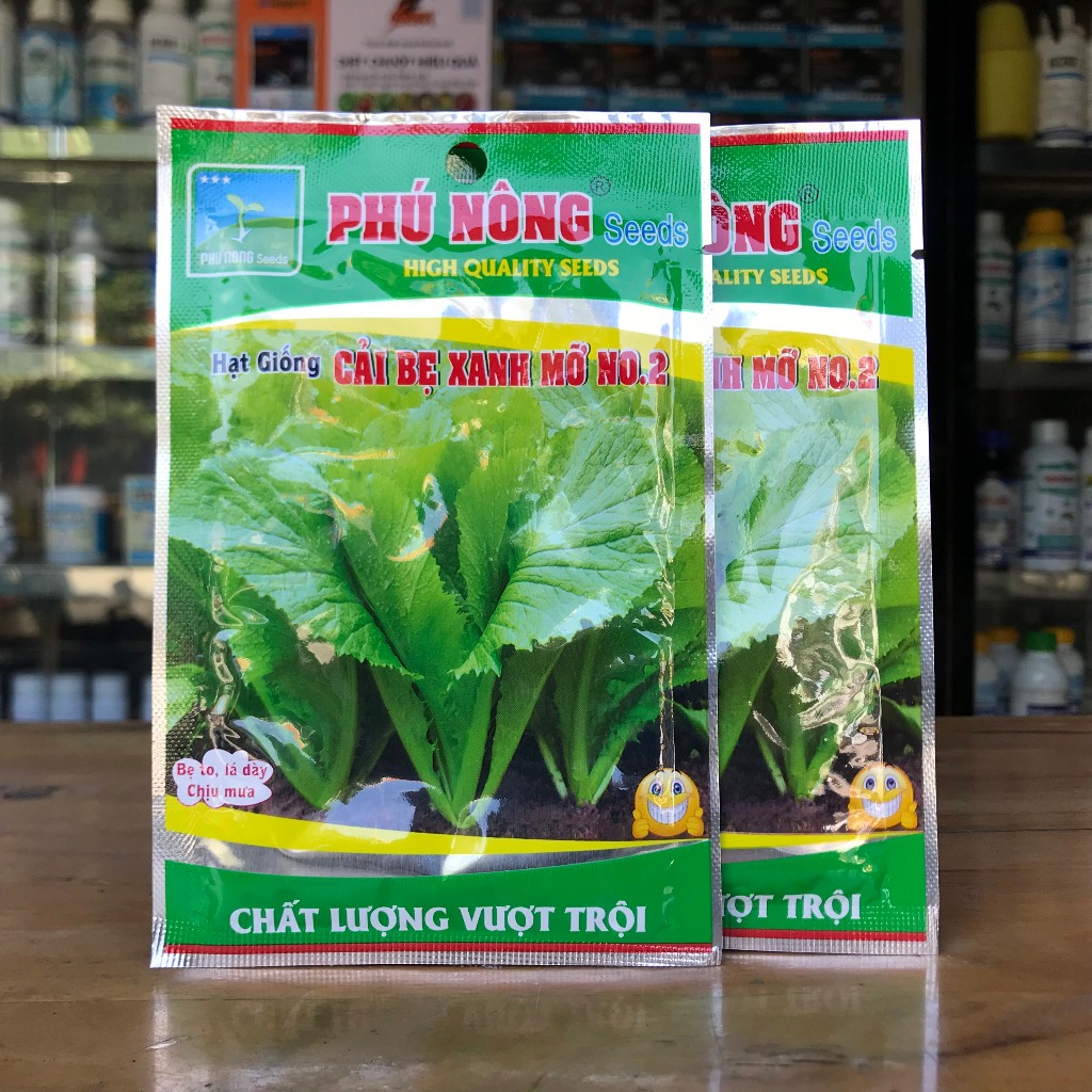 Hạt giống cải bẹ xanh mỡ no.2 - 20 gam