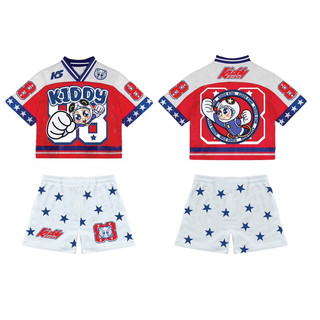 Bộ Jersey Kiddy Star Thun Lưới Thoáng Mát Cho Bé Gái, Bé Trai Từ 5-12t