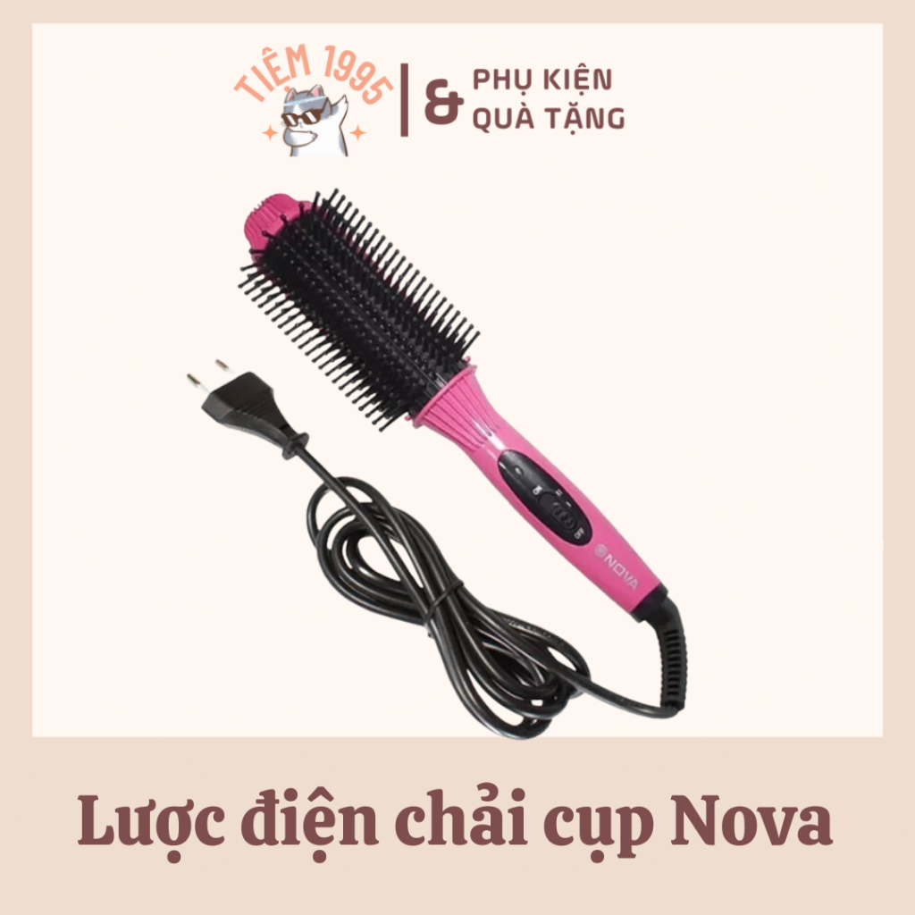 [Freeship 200k] Lược điện chải cụp nova