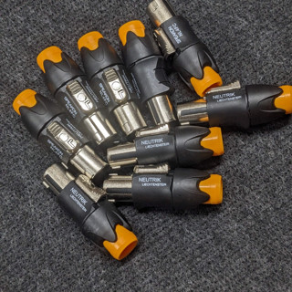 JACK LOA SPEAKON BỌC inox , 01 CÁI JACK LOA ĐUÔI VÀNG