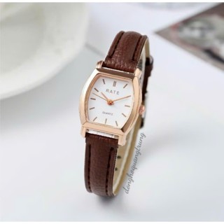 Đồng hồ thời trang nữ RATE mặt ovan dây da nhẹ nhàng tinh tế dành cho nhân viên văn phòng sinh viên