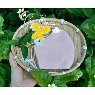 Khẩu trang lụa tằm ướt, lụa ngo.c tra.i