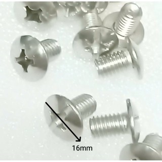 Ốc dù lớn inox 6ly x1.5 x50 con..