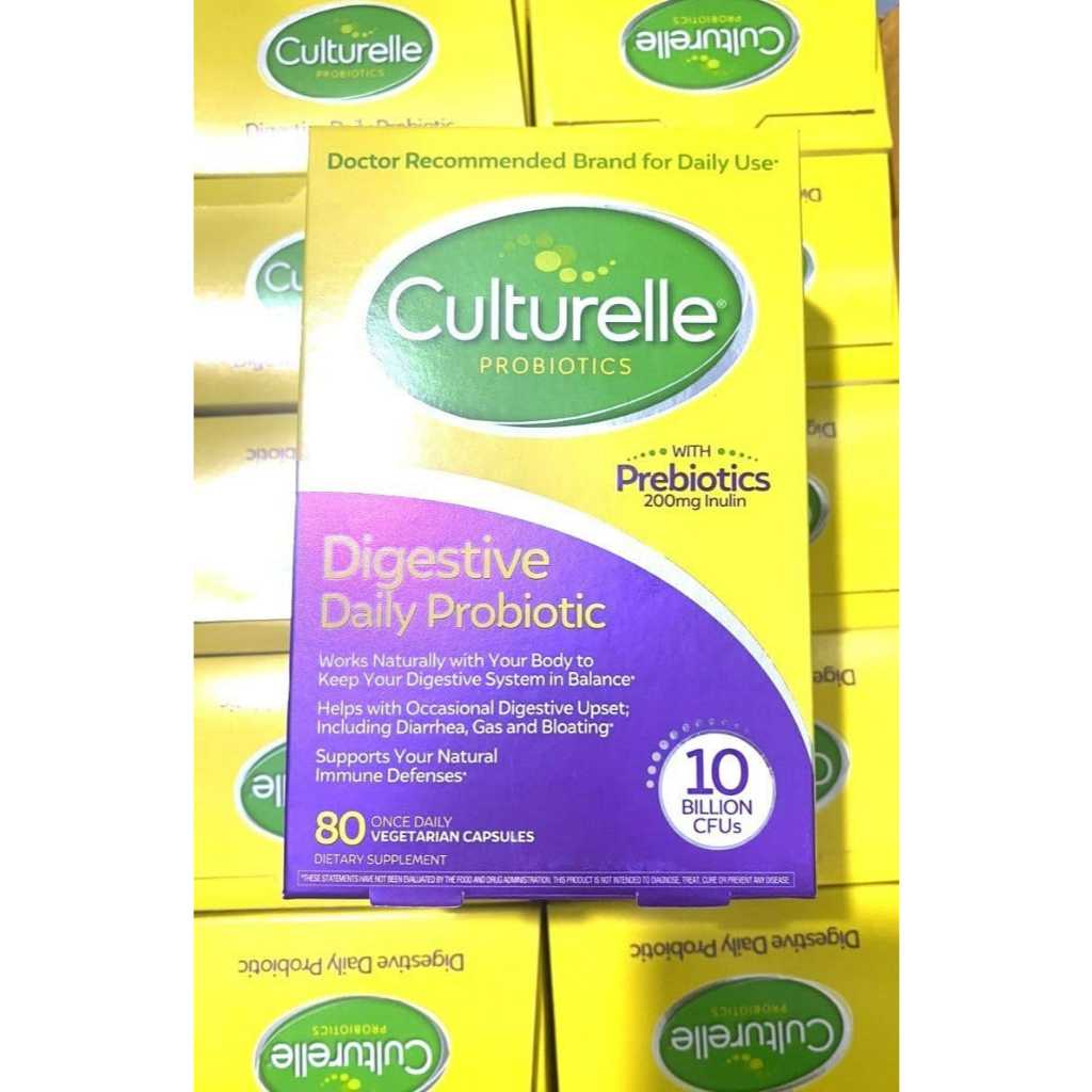 Viên uống hỗ trợ hệ tiêu hóa từ Culturelle Digestive Health Probiotic 80 viên
