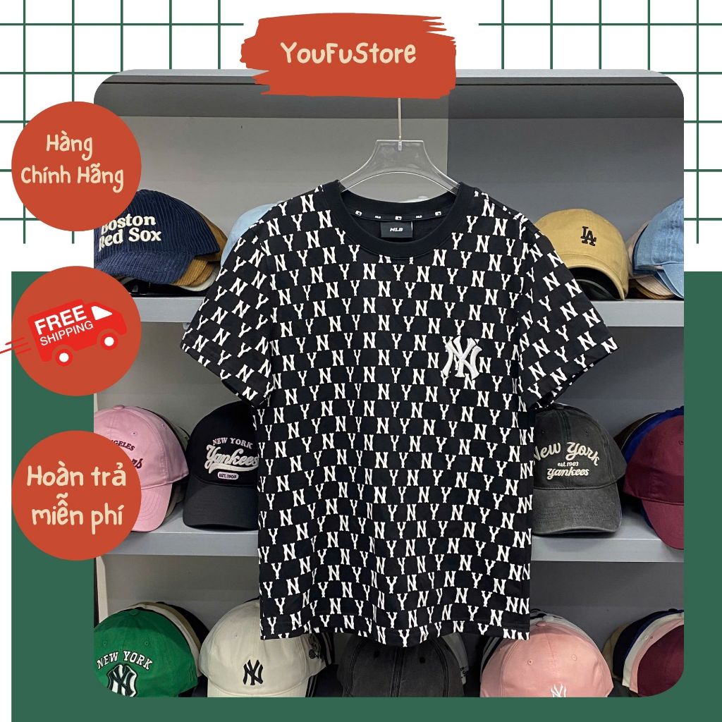 (Auth) Áo Thun MLB Áo Phông Ny Mono MLB Hàng Chính Hãng CODE: 31TSM1131 | YouFu Store