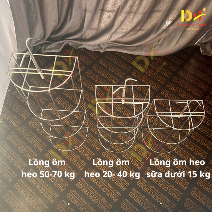 Lồng ôm heo sữa, Lồng ôm lợn quay, heo quay  phù hợp các loại heo từ 6 - 70 kg chất liệu Inox 304