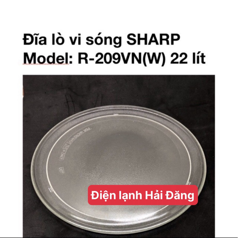 Đĩa lò vi sóng Sharp R-209VN(W)