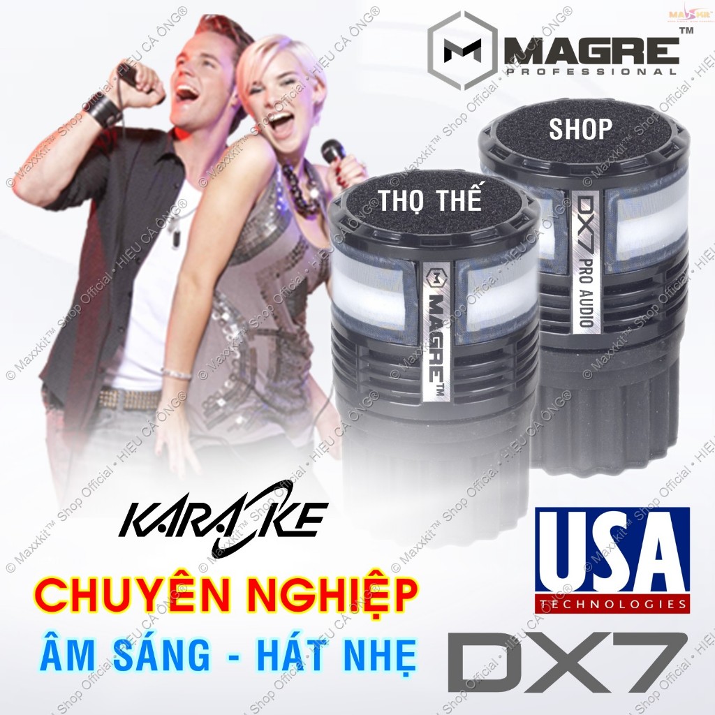 Củ mic, đầu côn mic MAGRE DX-7 (Since 2015) - Microphone replacement head • Professional