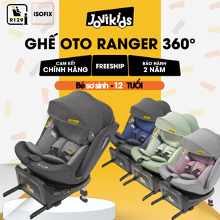Ghế Ô Tô Jovikids Ranger xoay 360 - i-size R129 + Isofix (cho bé cao 40 - 150 cm)