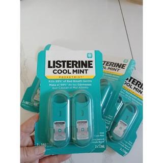 Xịt thơm miệng Listerine Cool Mint (7,7ml) - Mỹ