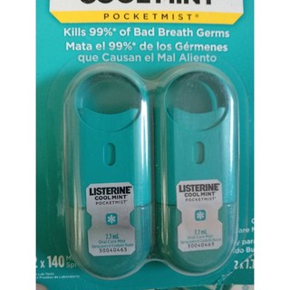 Xịt thơm miệng Listerine Cool Mint (7,7ml) - Mỹ